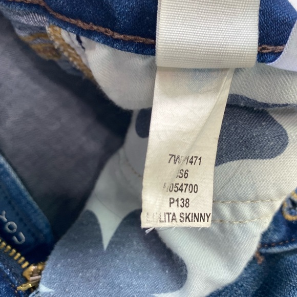 Lucky Brand Lolita Skinny Women’s Size 2/26 Blue Stretch Denim Jeans - Picture 7 of 16